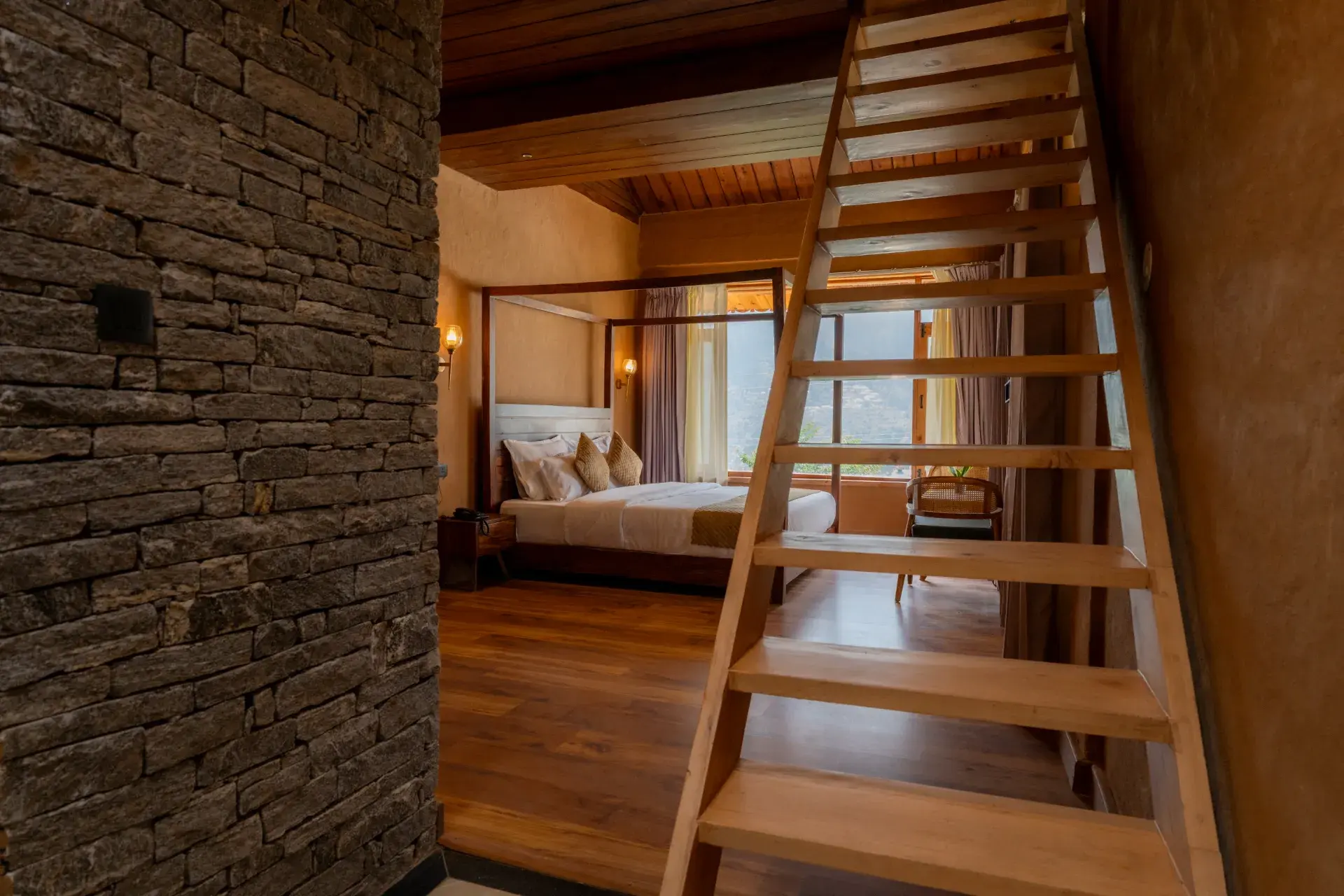 Ghar, Family Suit | With Attic Area | With Balcony - View 1